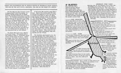 Inside pages of Instant News Service leaflet
