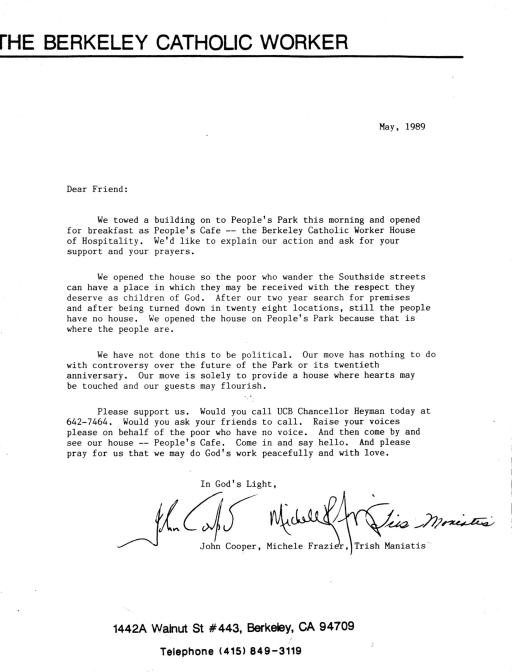 Letterhead with typewritten press release